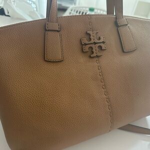 Tory Burch Mcgraw Top-Zip Satchel